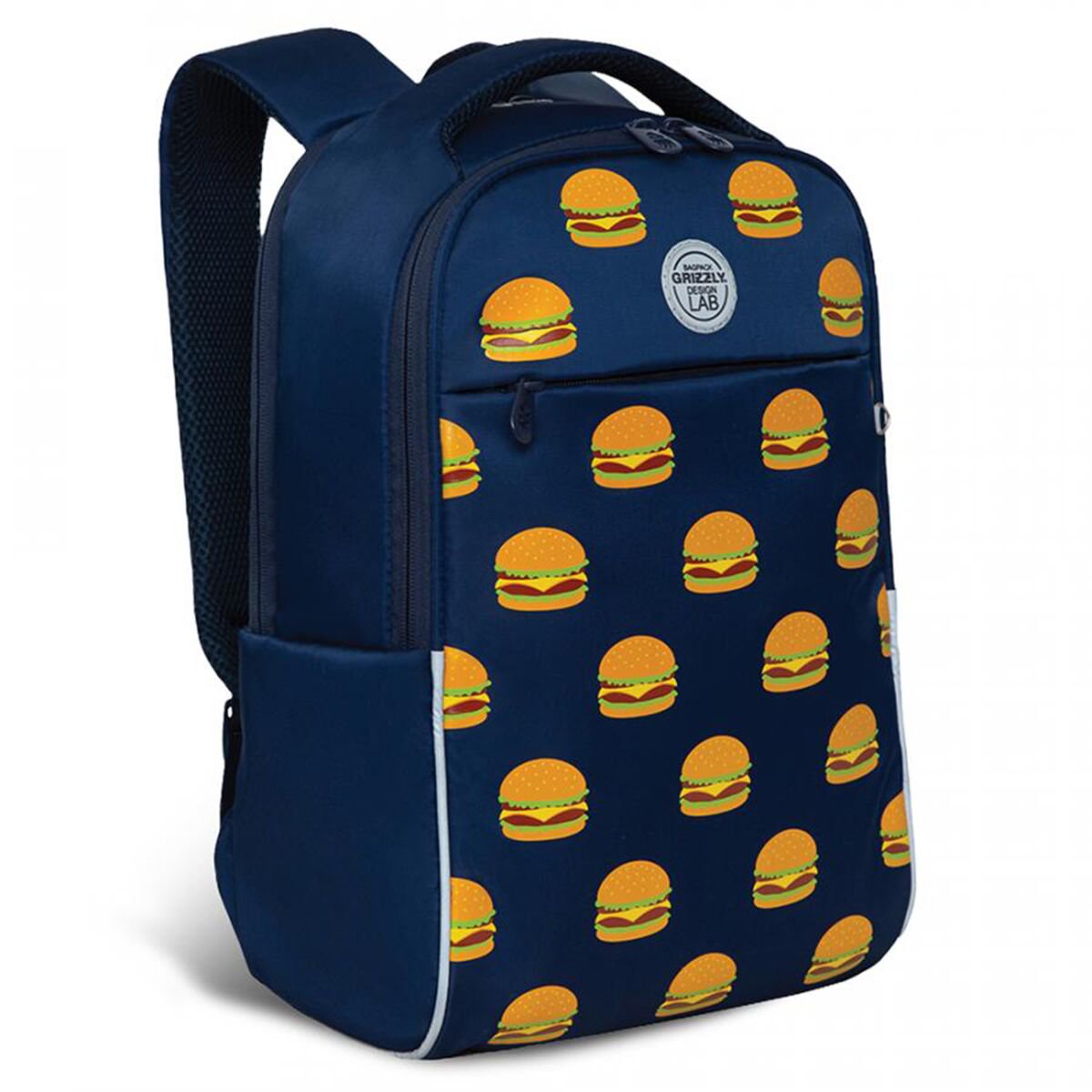 Рюкзак Grizzly Бургеры 12л темно-синий купить,NaN