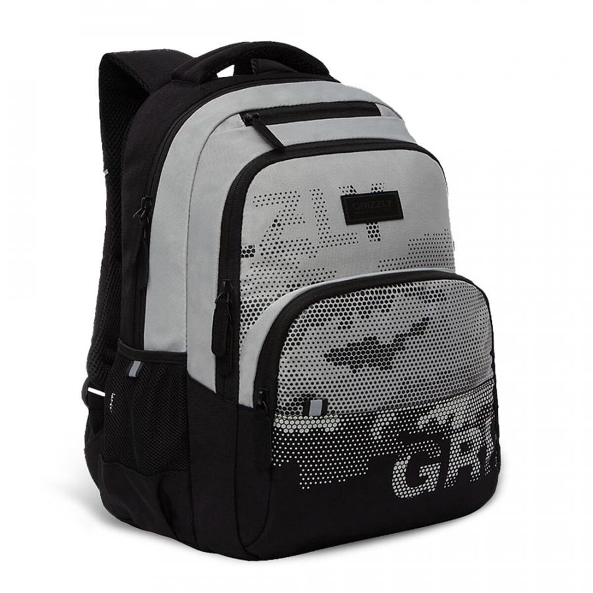 Рюкзак Grizzly Соты 20,5л серый купить,NaN