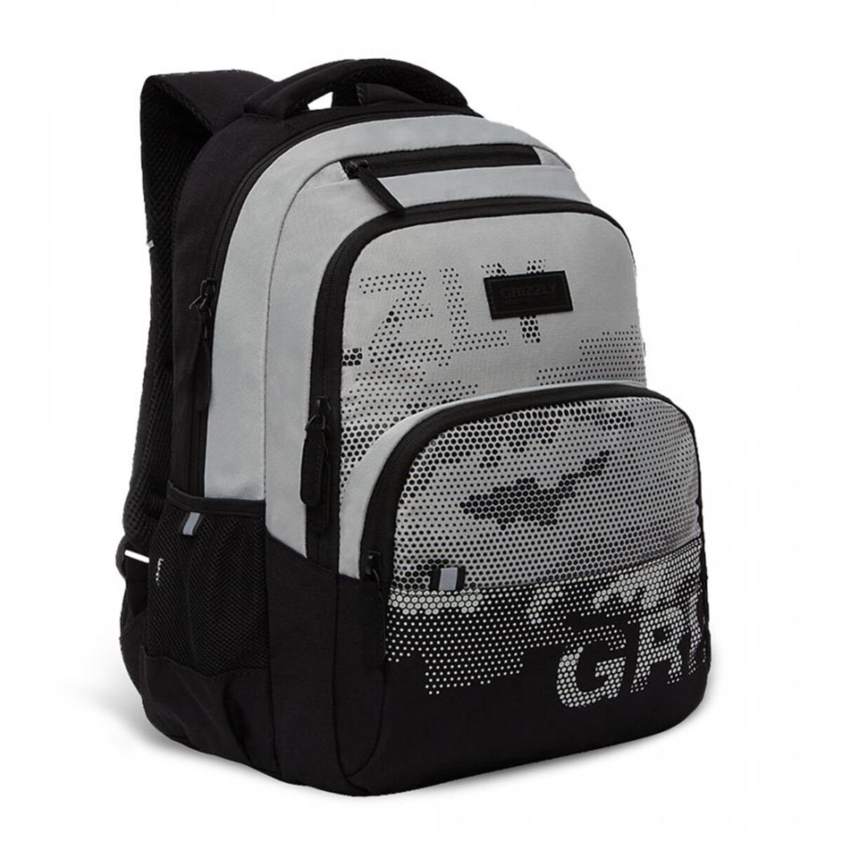 Рюкзак Grizzly Соты 20,5л серый купить,NaN