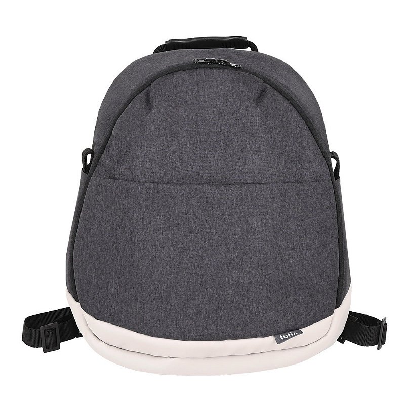 Коляска 2в1 Tutis Nanni Кожа Graphite/Light grey  купить,NaN