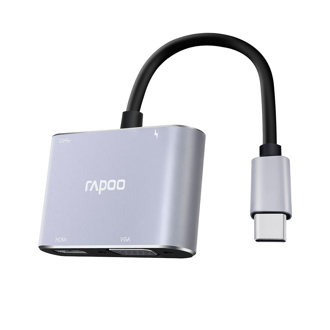 Переходник Rapoo XD30 серебристый