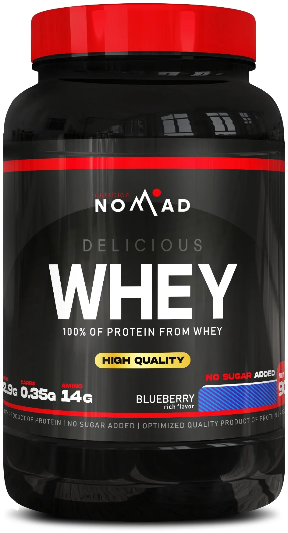 Протеин Nomad Nutrition Whey Protein Черника 908гр 123кКал