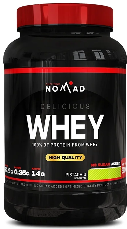 Протеин Nomad Nutrition Whey Protein Фисташка 908гр 123кКал