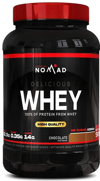 Протеин Nomad Nutrition Whey Protein Шоколад 908гр 123кКал
