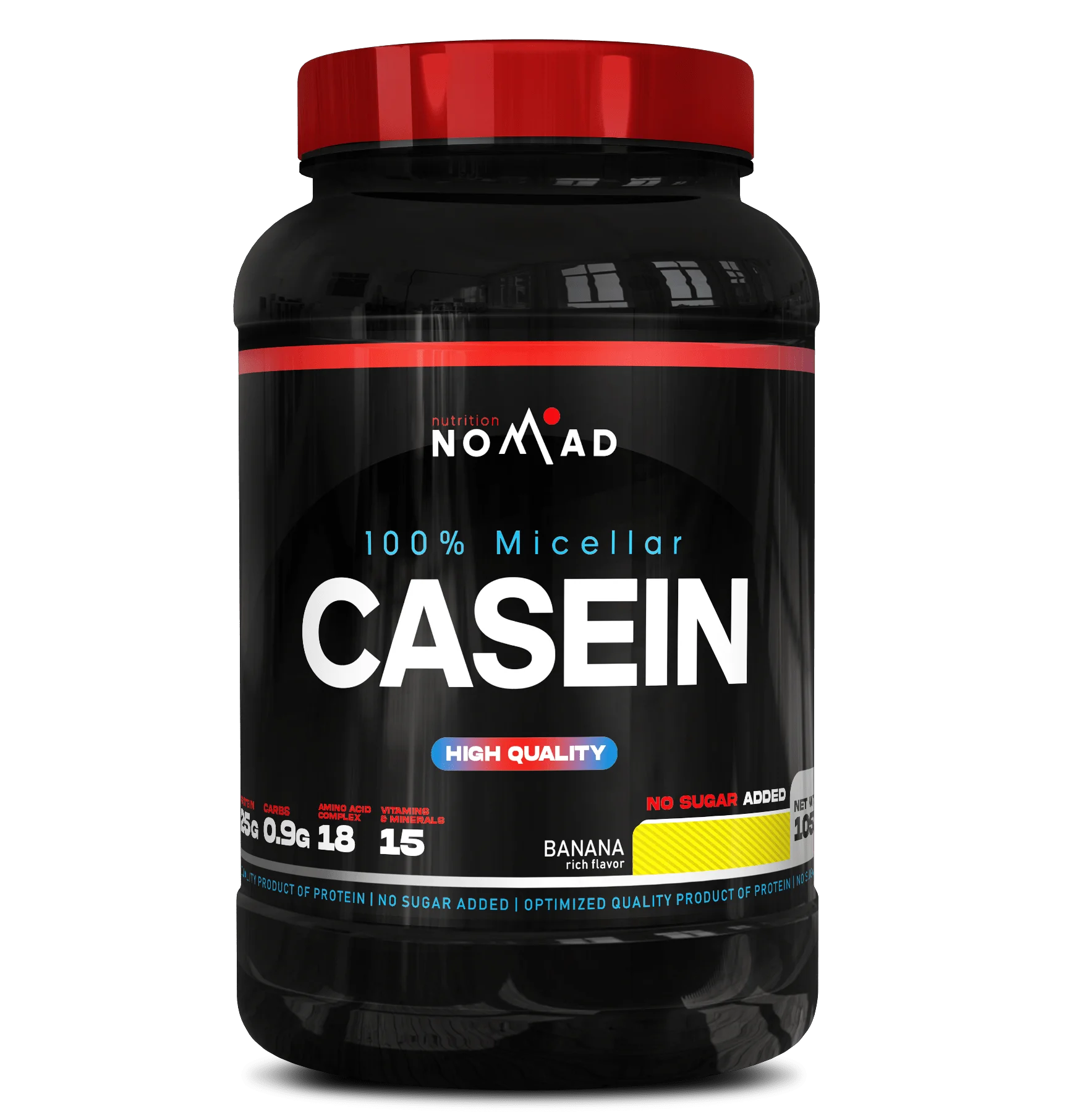 Казеин Nomad Nutrition 100% Micellar Casein Банан 908гр 118кКал