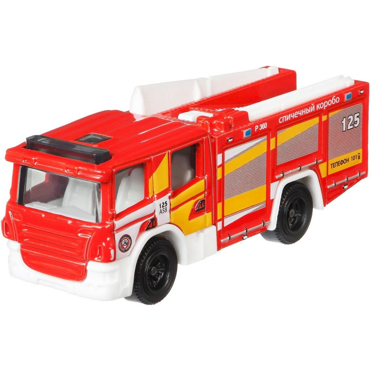 Машинка Mattel Matchbox best of Russia-scania P360 firetruck купить,NaN