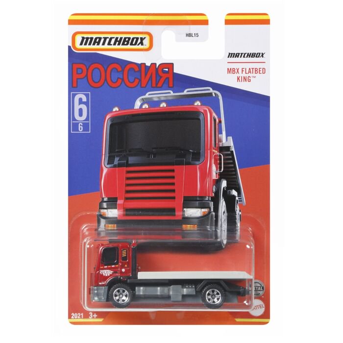 Машинка Mattel Matchbox best of Russia-MBX flatbed king купить,NaN