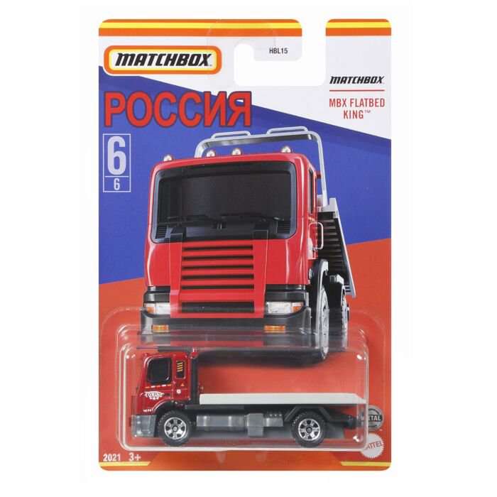 Машинка Mattel Matchbox best of Russia-MBX flatbed king купить,NaN