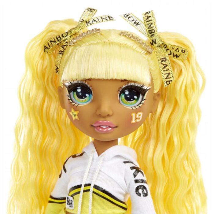 Кукла Poopsie Rainbow high   cheer doll-sunny madison  yellow 28см купить,NaN