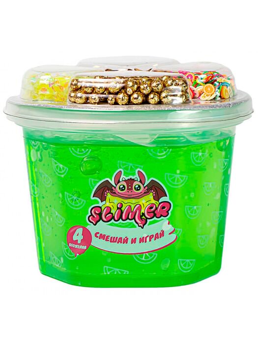  Игрушка в наборе Slimer из пластичных масс Фрукты 250мл купить,NaN