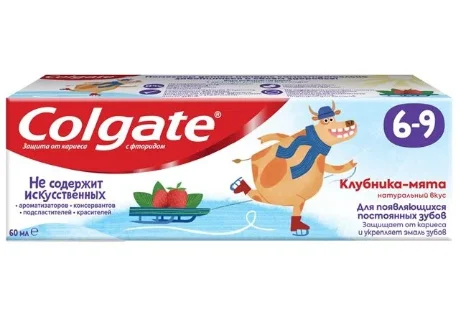 Зубная паста детская Colgate L4 Клубника-мята 60 мл 