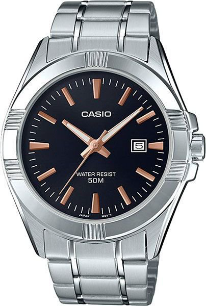Часы Casio MTP-1308D-1A2VDF серебристые купить,NaN