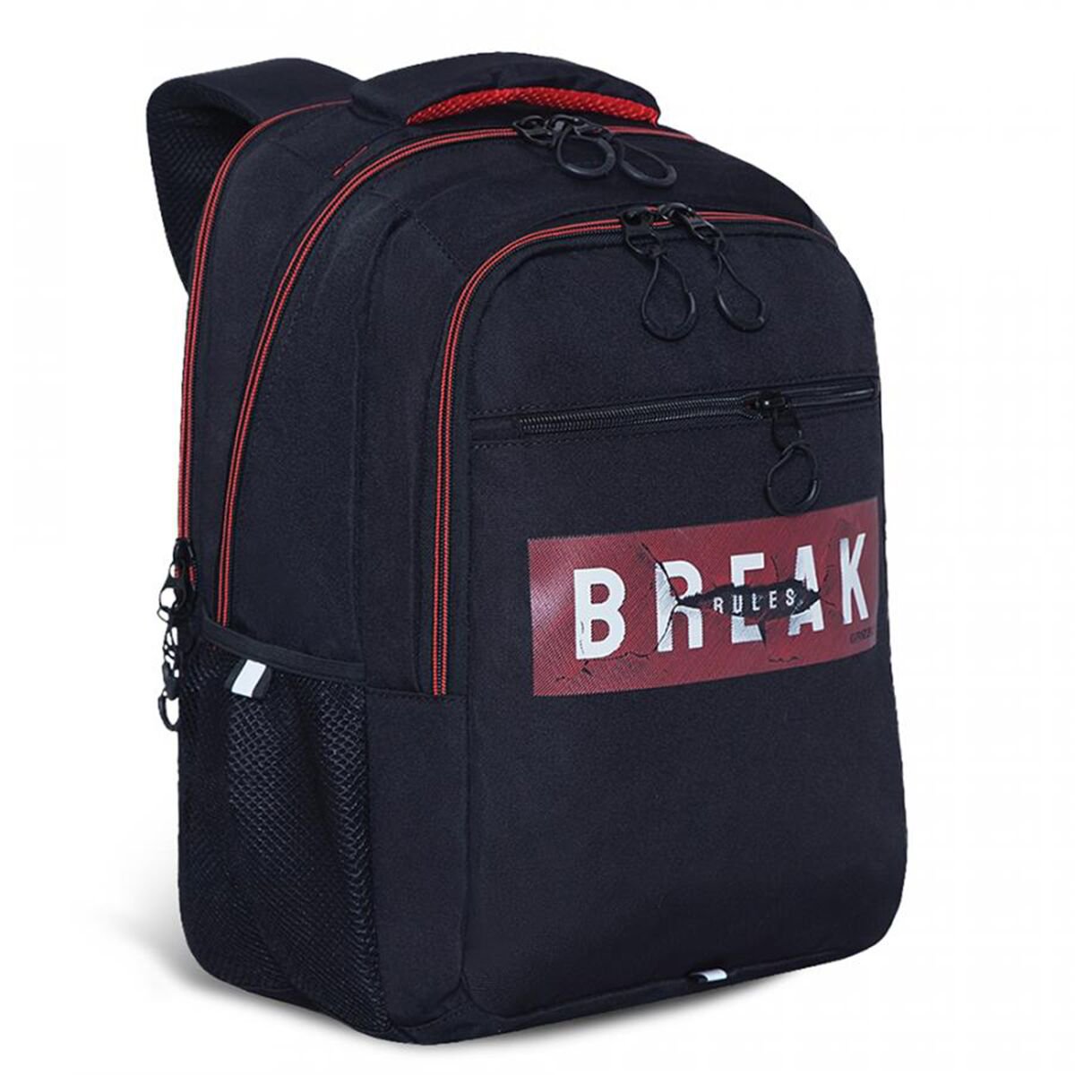 Рюкзак Grizzly Break 20л черно-красный купить,NaN