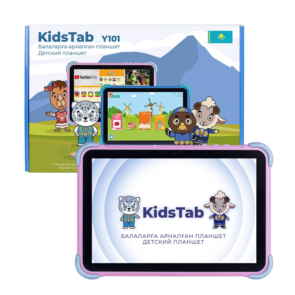 Детский планшет KidsTab Y101 4/64Гб розовый купить,NaN
