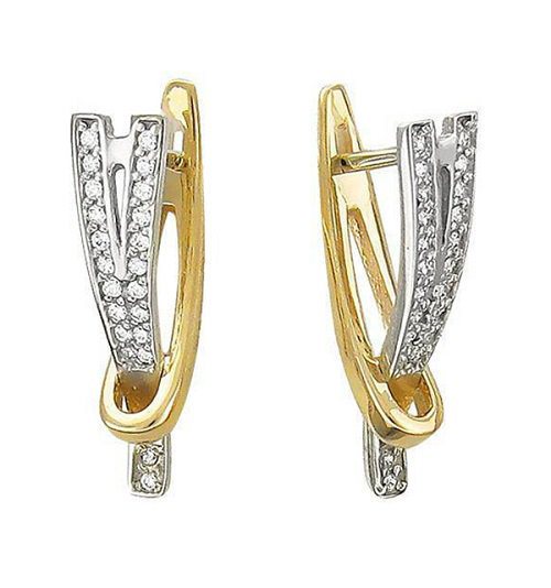 Серьги Эстет 01С164015Ж 3.78гр. купить,NaN