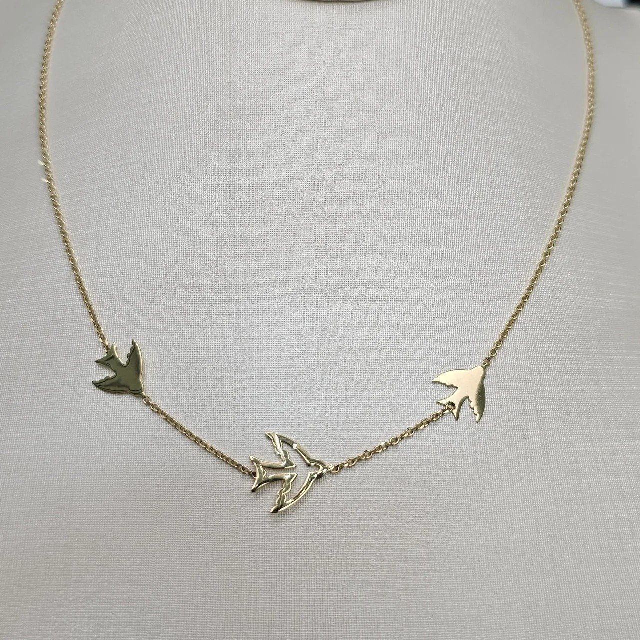Колье Deimantas Ласточка 109229887 40см 2.79гр. купить,NaN