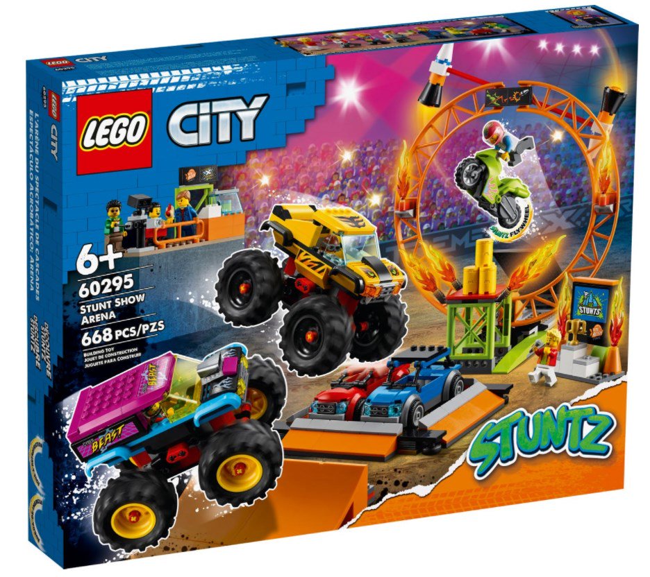 Конструктор Lego City Арена для шоу каскадёров 60295 - ForteMarket Конструктор Lego City Арена для шоу каскадёров 60295 купить,0
