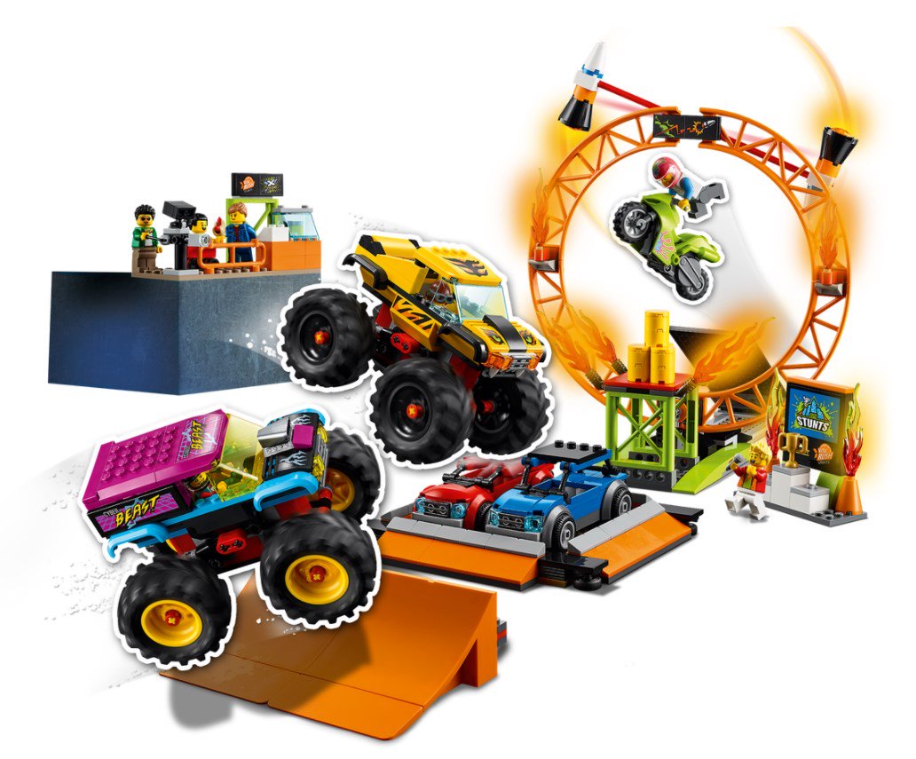 Конструктор Lego City Арена для шоу каскадёров 60295 - ForteMarket Конструктор Lego City Арена для шоу каскадёров 60295 купить,0