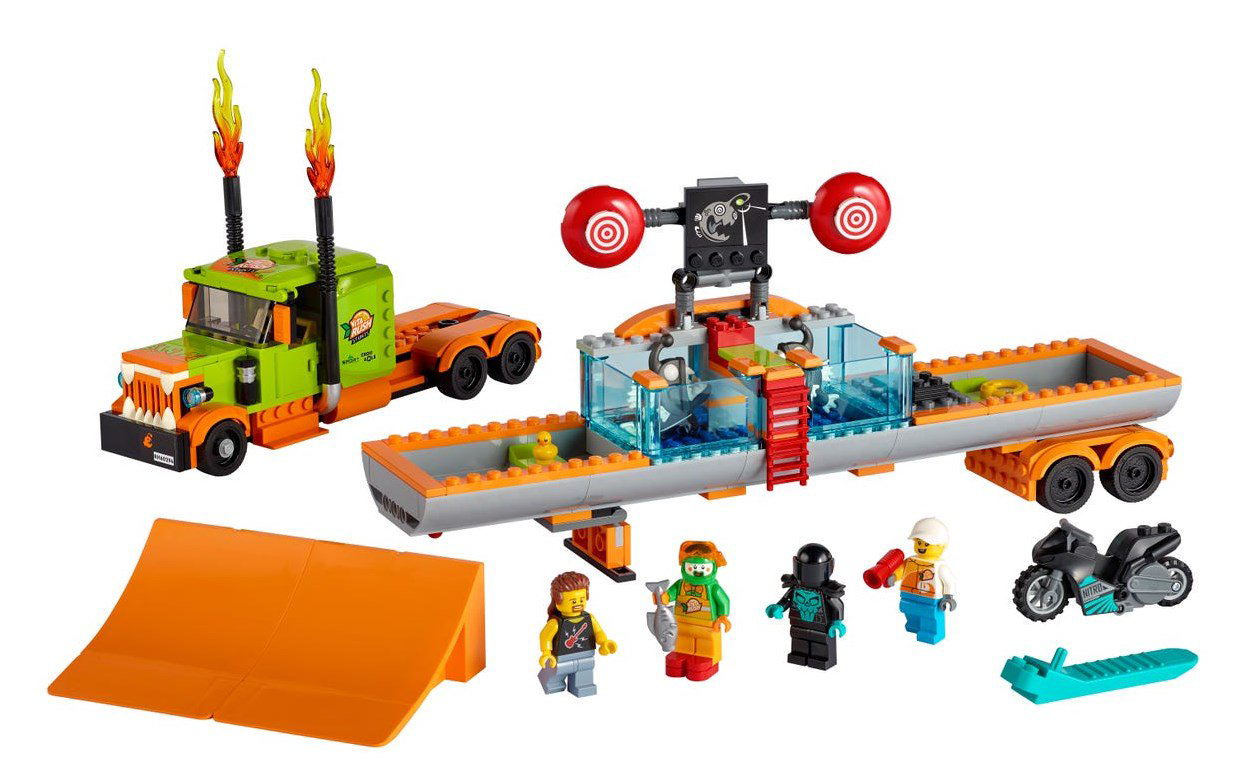 Конструктор Lego City Грузовик для шоу каскадёров 60294 купить,NaN