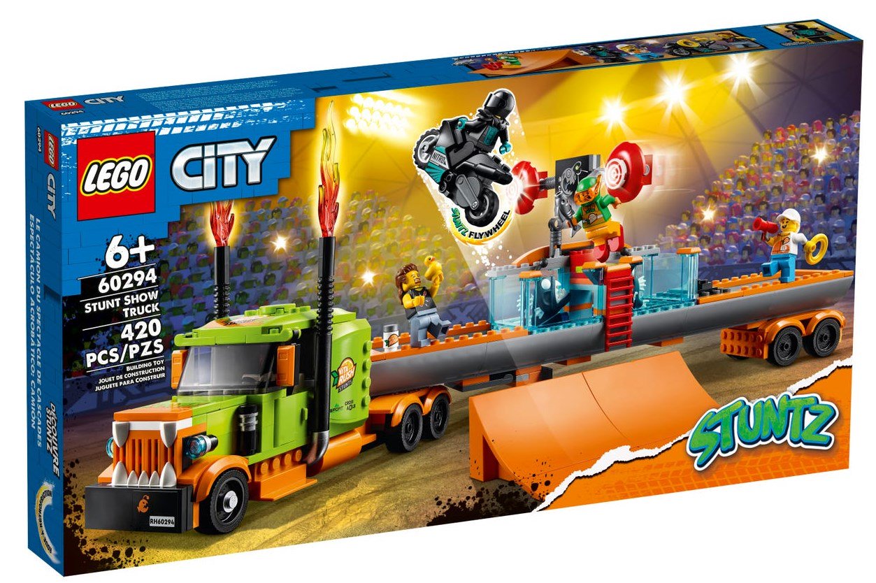Конструктор Lego City Грузовик для шоу каскадёров 60294 купить,NaN