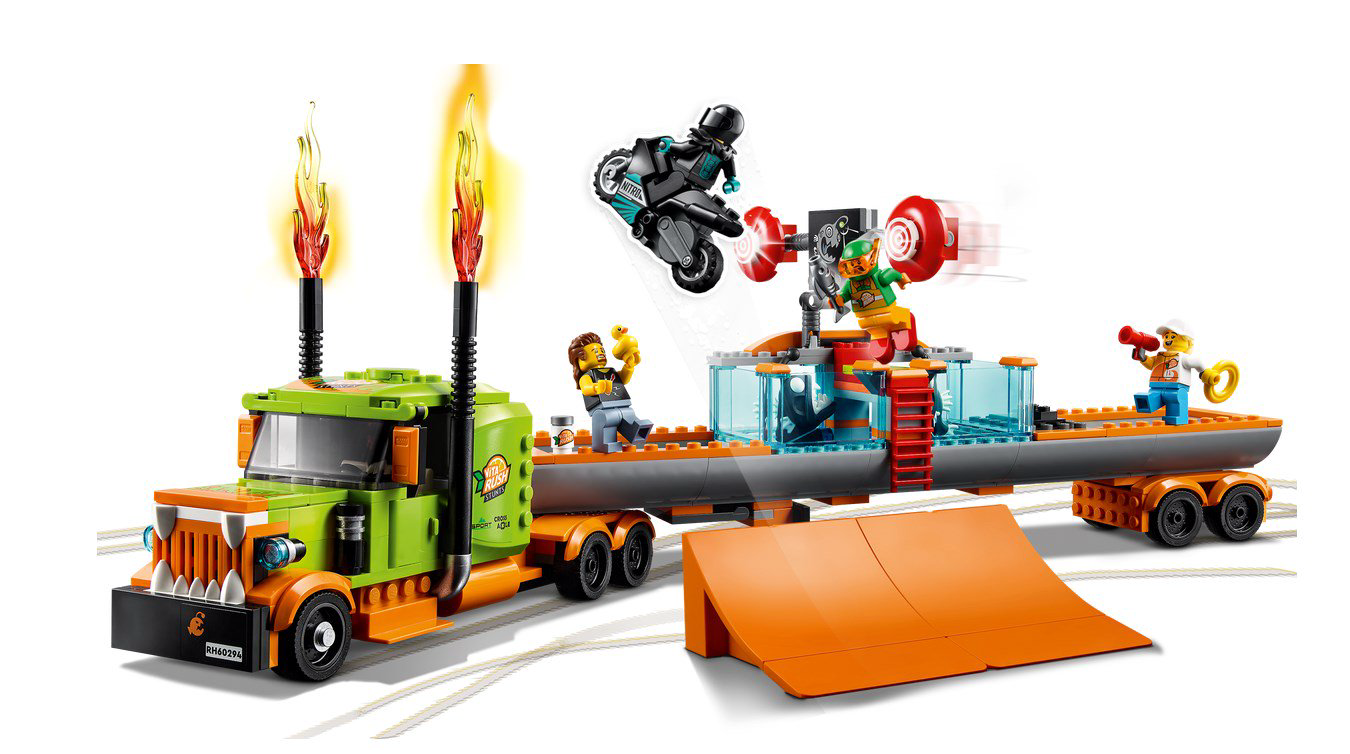 Конструктор Lego City Грузовик для шоу каскадёров 60294 купить,NaN