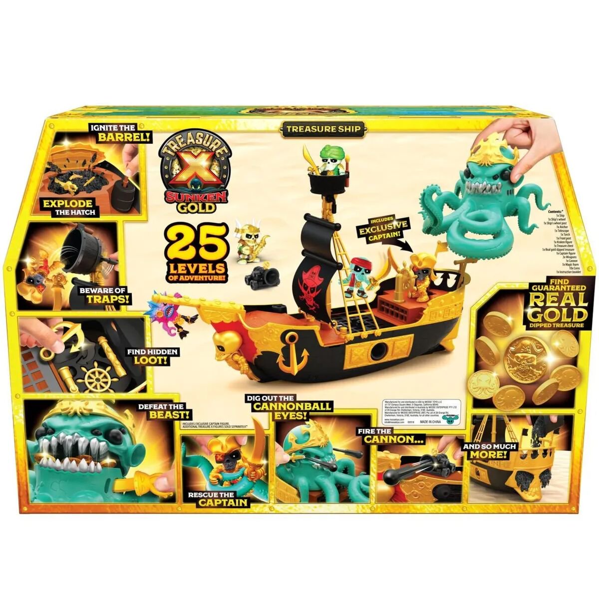Игровой набор Treasure X Корабль c сокровищами купить,NaN