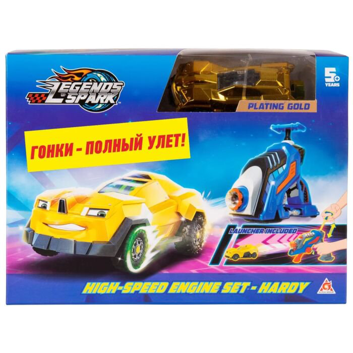 Игровой набор  Legends of Spark Бластер+машина Харди купить,NaN