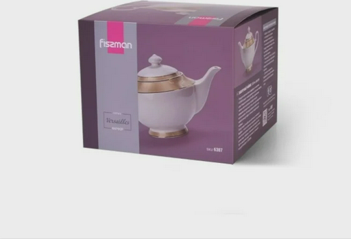 Чайник Fissman Versailles 6387 1.35л бело-золотистый