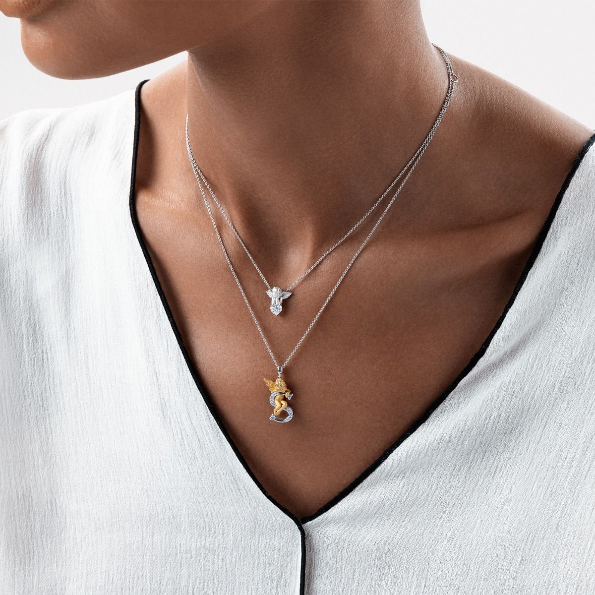 Колье Carrera y Carrera My Angel 489 45см 5.56гр 0.09крт купить,0