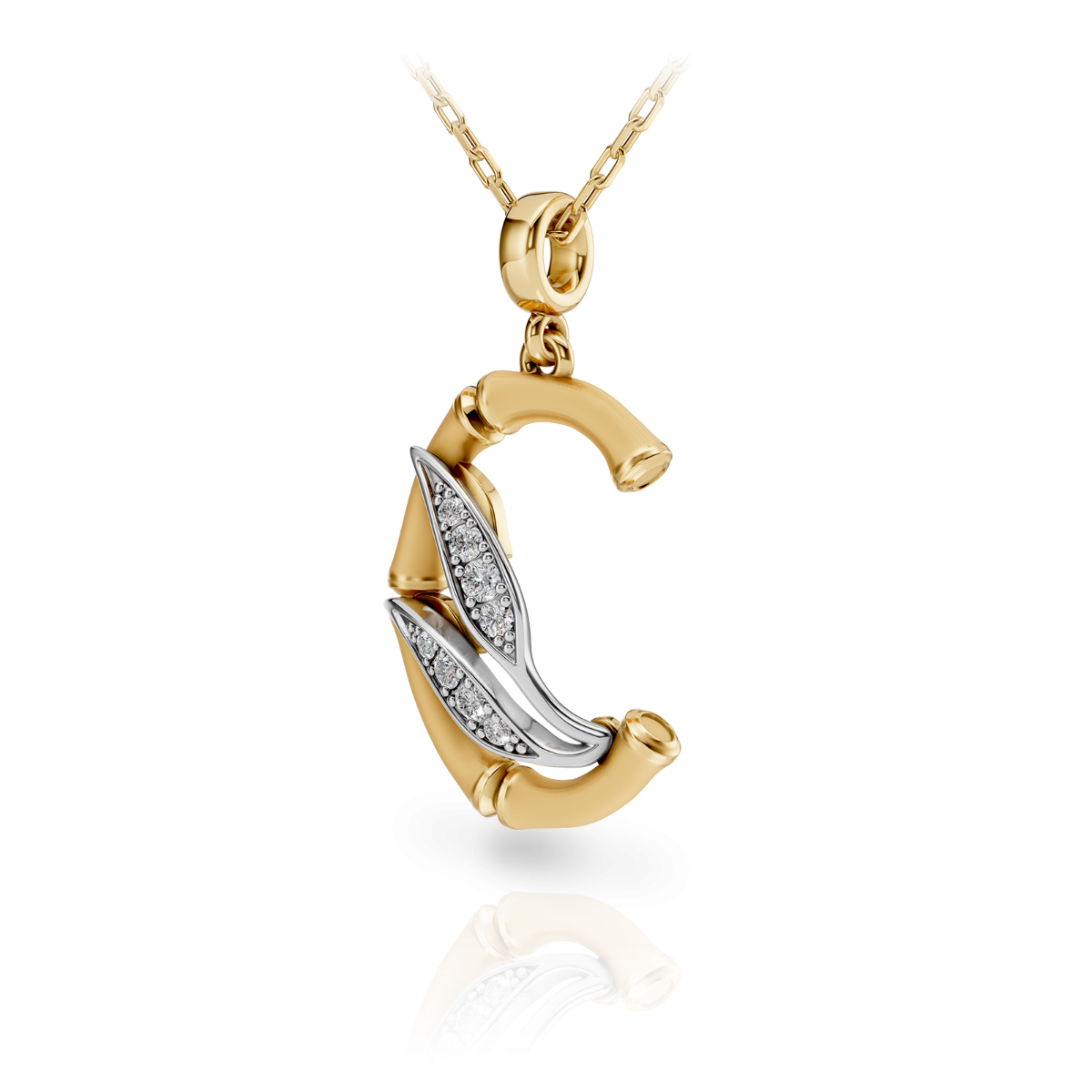 Колье Carrera y Carrera Bambu 507 45см 3.68гр 0.048крт купить,0