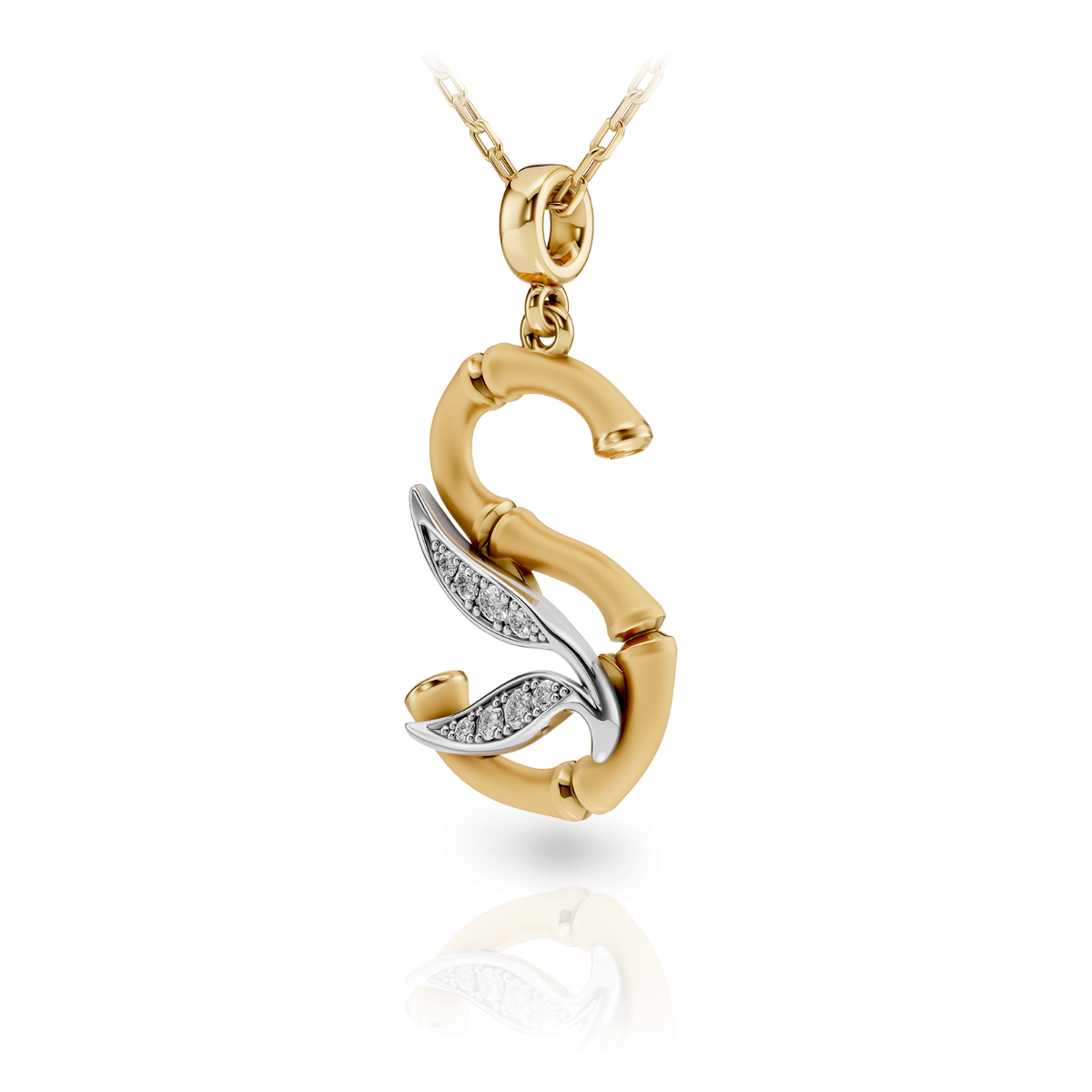 Колье Carrera y Carrera Bambu 523 45см 3.77гр 0.052крт купить,1750000