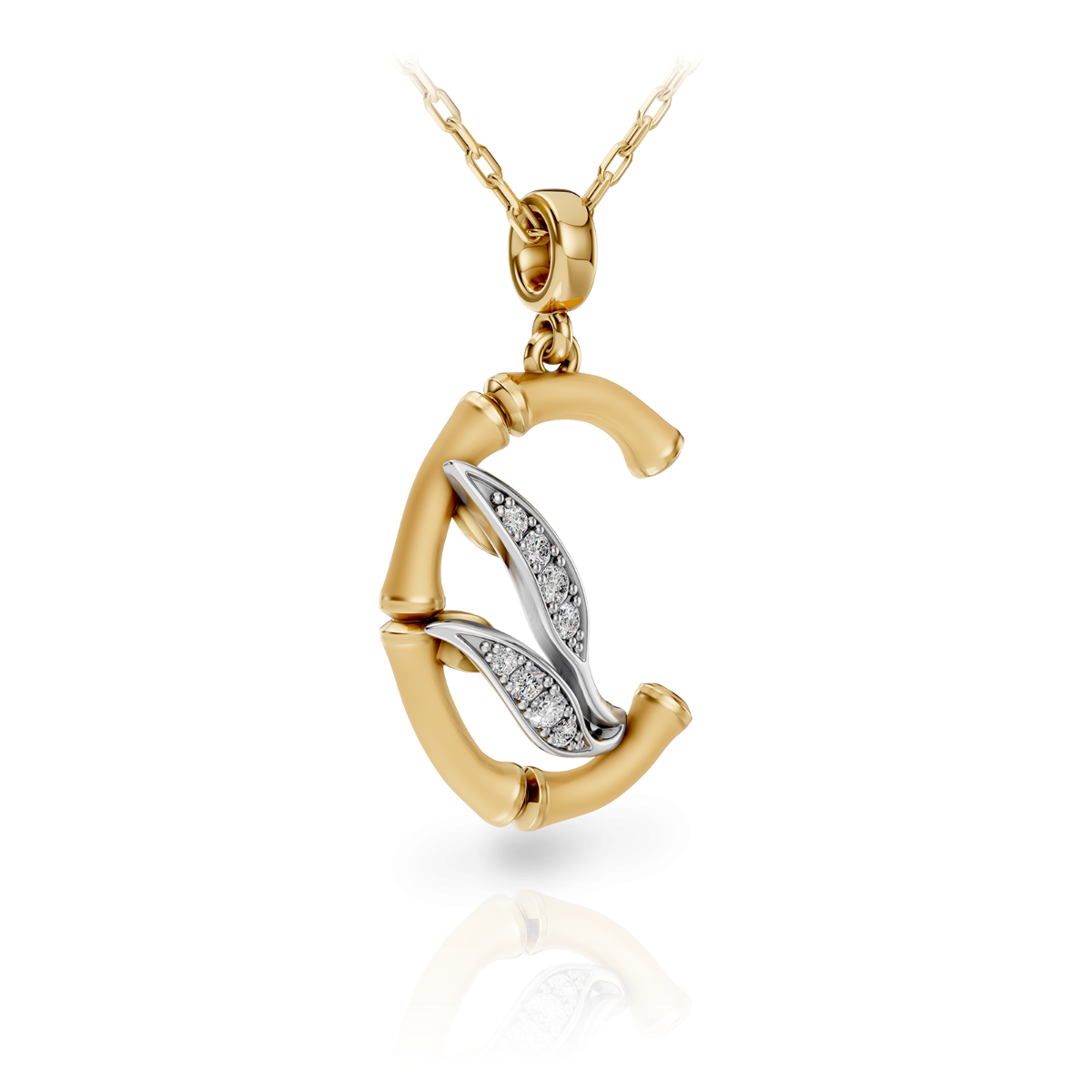 Колье Carrera y Carrera Bambu 507 45см 3.68гр 0.048крт купить,1750000