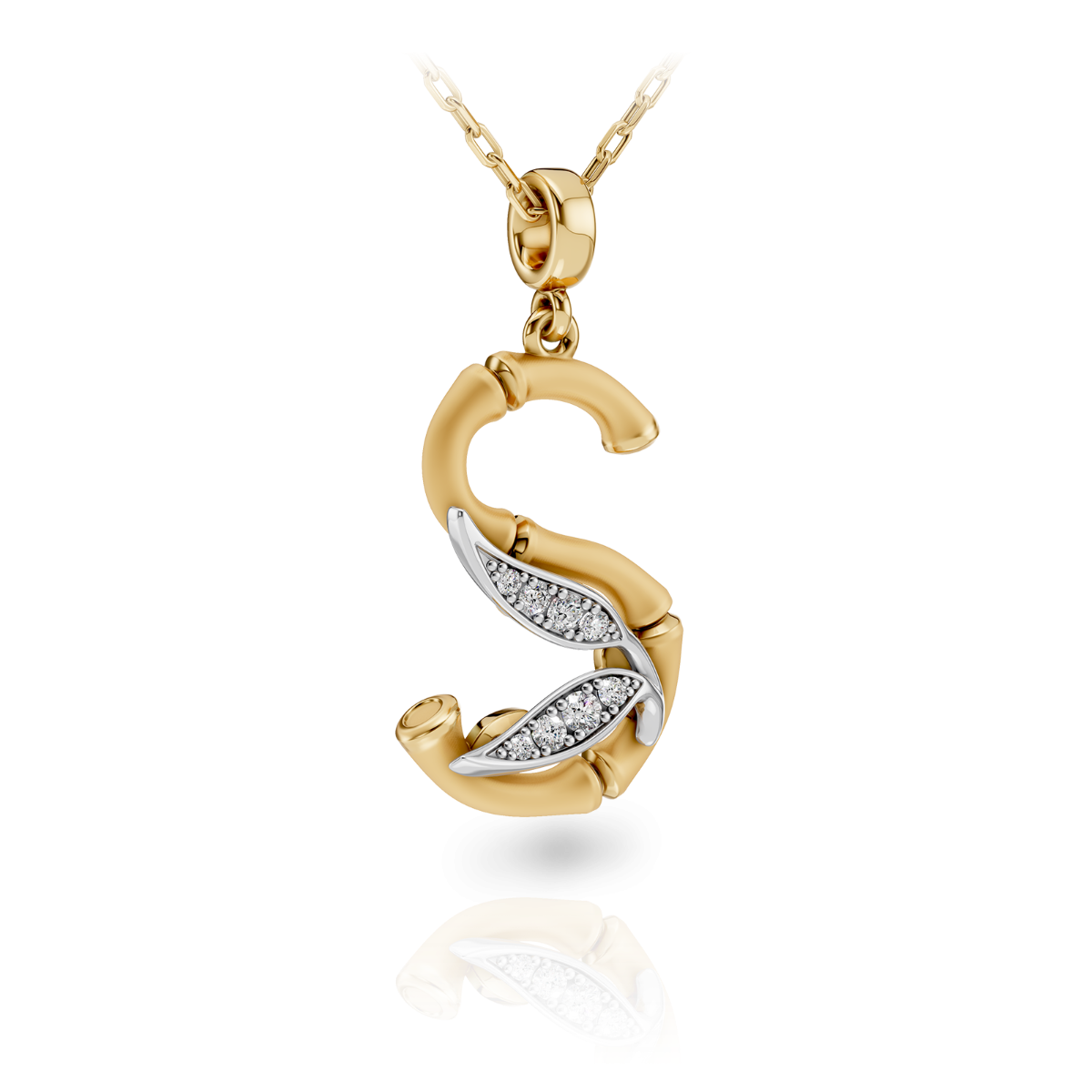 Колье Carrera y Carrera Bambu 523 45см 3.77гр 0.052крт купить,1750000