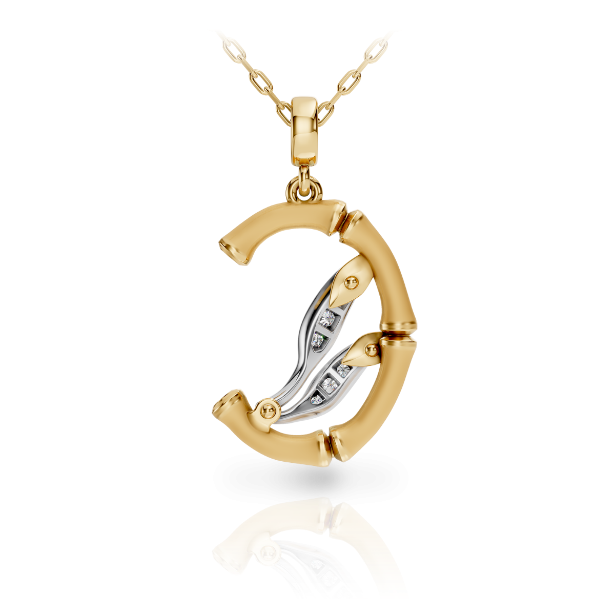Колье Carrera y Carrera Bambu 507 45см 3.68гр 0.048крт купить,1750000