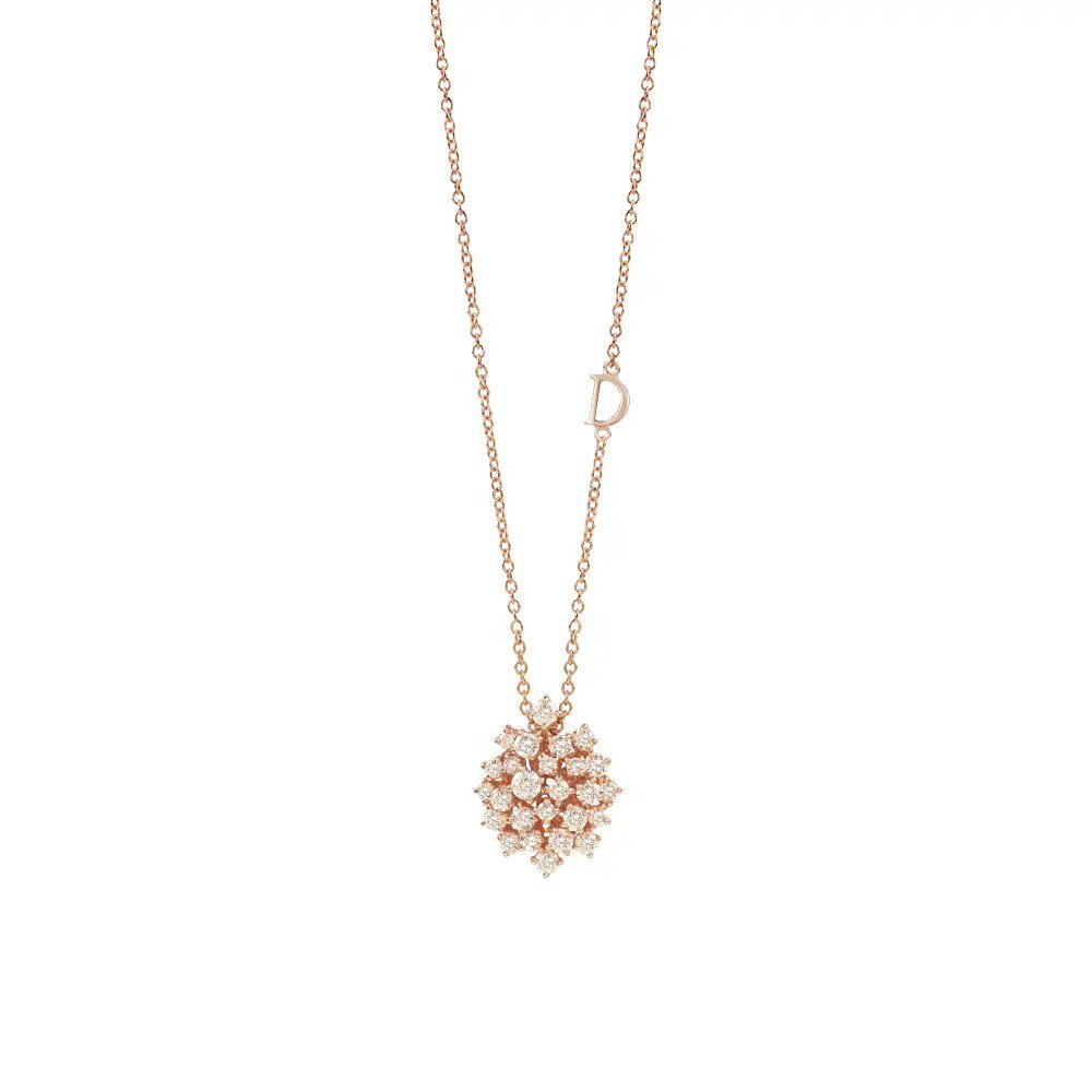 Колье Damiani Mimosa 18405 45см 5.3гр 1.07крт купить,NaN