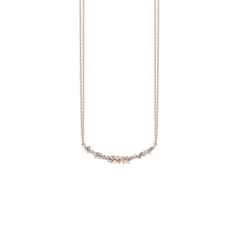 Колье Damiani Mimosa Flexi 18338 45см 7.7гр 1.08крт купить,3404000