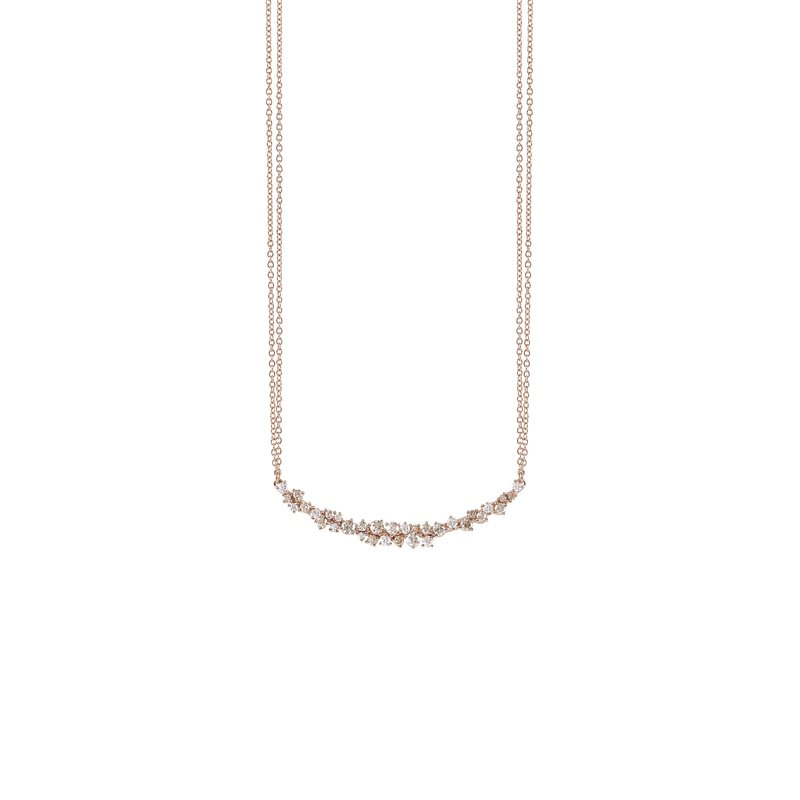 Колье Damiani Mimosa Flexi 18338 45см 7.7гр 1.08крт купить,3404000