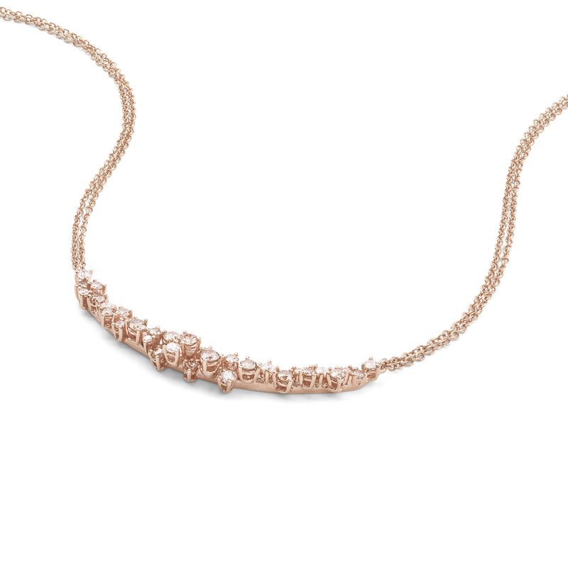 Колье Damiani Mimosa Flexi 18338 45см 7.7гр 1.08крт купить,3404000