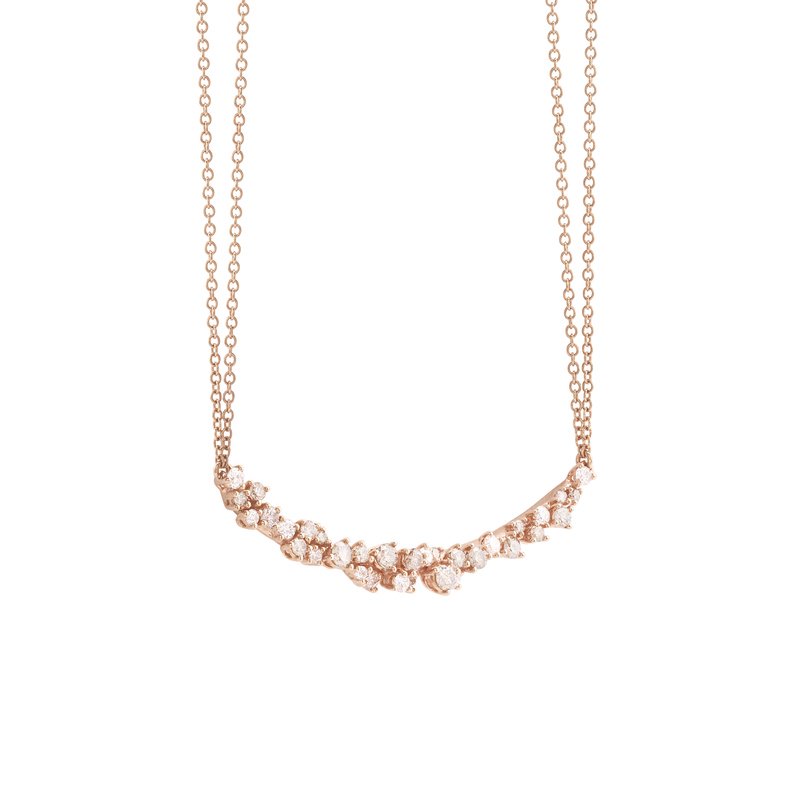 Колье Damiani Mimosa Flexi 18338 45см 7.7гр 1.08крт купить,3404000