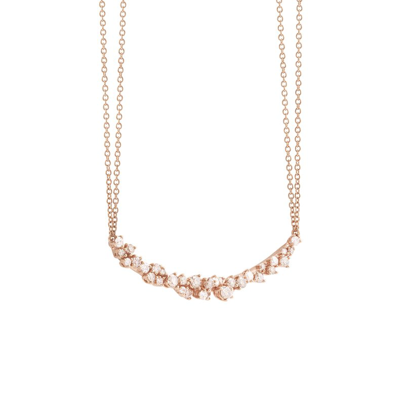 Колье Damiani Mimosa Flexi 18338 45см 7.7гр 1.08крт купить,3404000