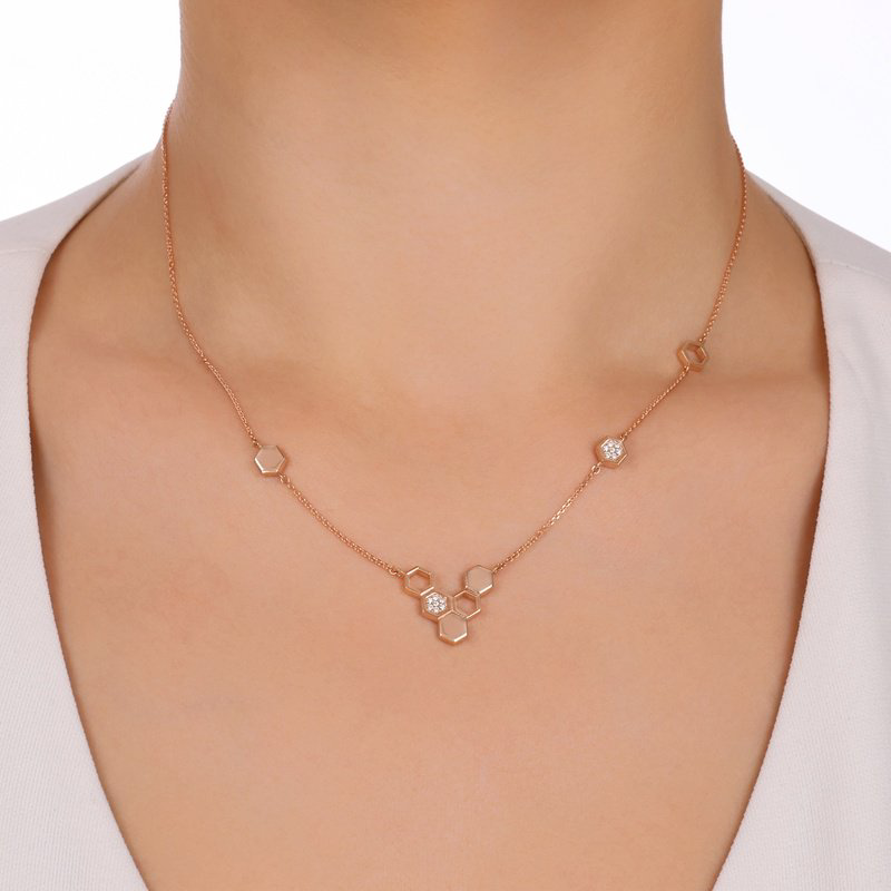 Колье BG Honeycomb 3493 45см 4.65гр 0.08крт купить,NaN