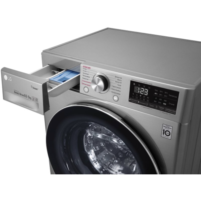 Стиральная машина LG F2V5GG2S серая купить,352960