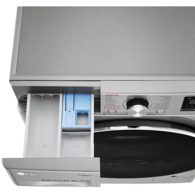 Стиральная машина LG F2V5GG2S серая купить,0