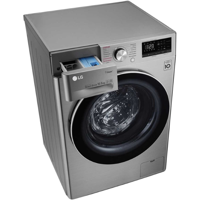 Стиральная машина LG F4V5RS2S серая купить,NaN