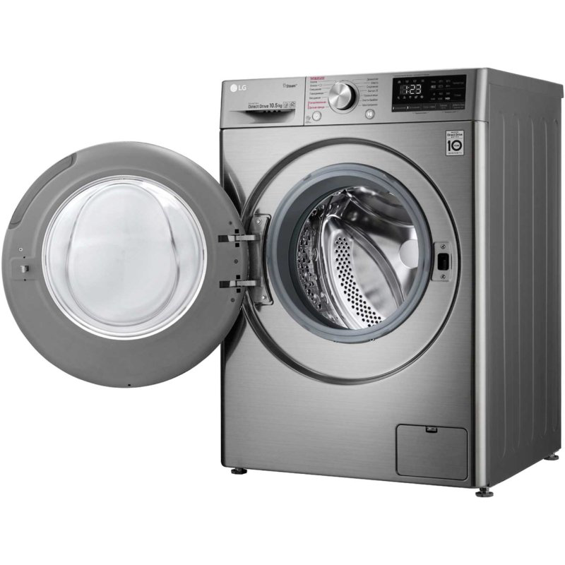 Стиральная машина LG F4V5RS2S серая купить,NaN