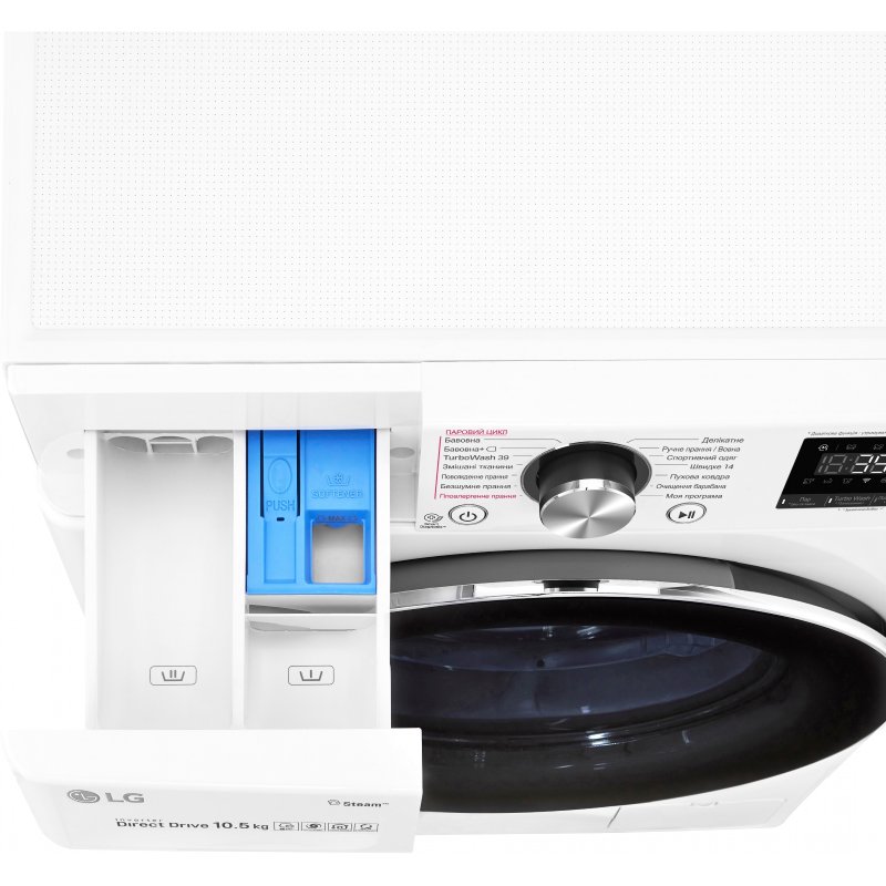 Стиральная машина LG F4V5RS0W белая купить,NaN