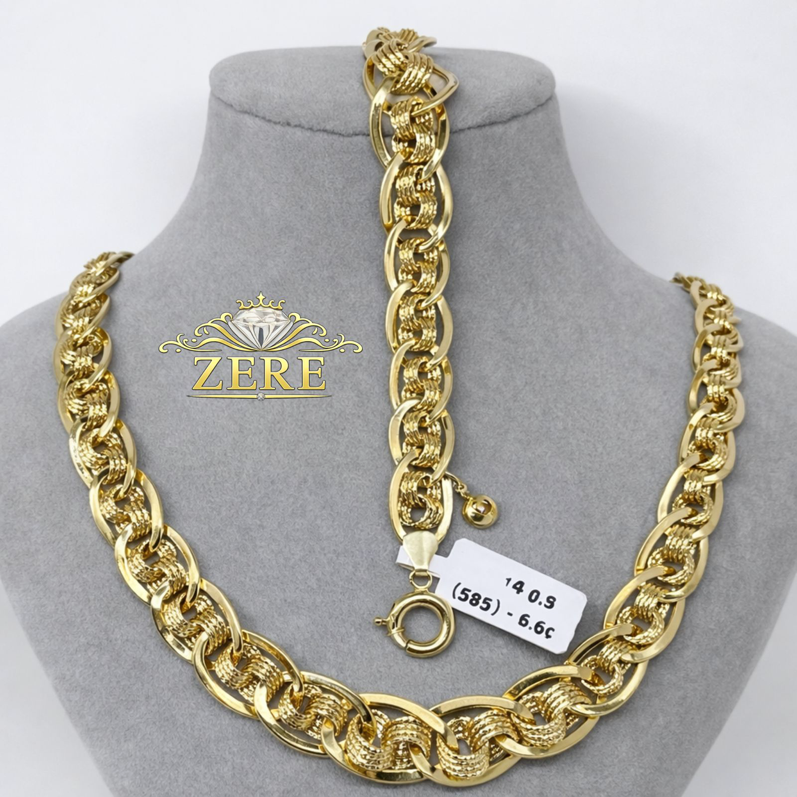 Цепь Zere ZR150307 золото 28.0гр
