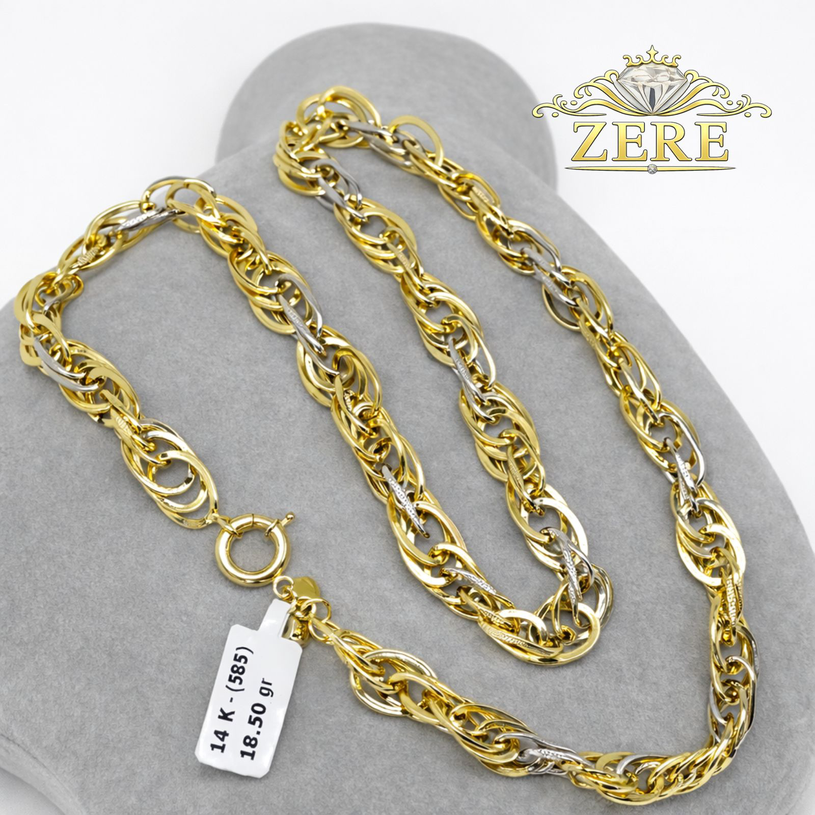 Цепь Zere ZR150304 золото 18.5гр 55см купить,1564300