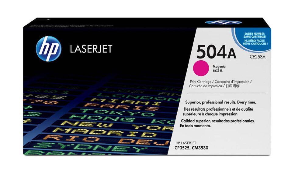 Картридж HP CE253A пурпурный