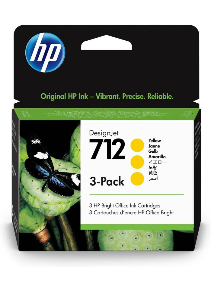 Картридж HP 712 Yellow для DesignJet желтый